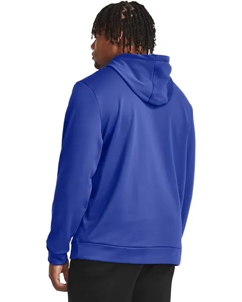 Худи Under Armour Armour Fleece Big Logo Hoodie, цвет Team Royal/Black