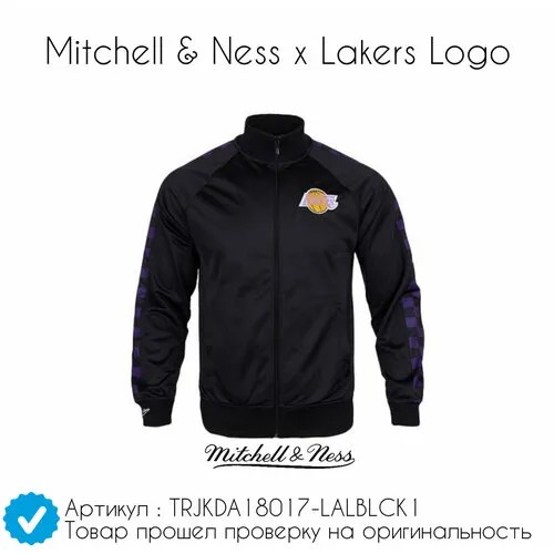 Олимпийка Mitchell & Ness Mitchell & Ness Logo, размер L, черный, белый