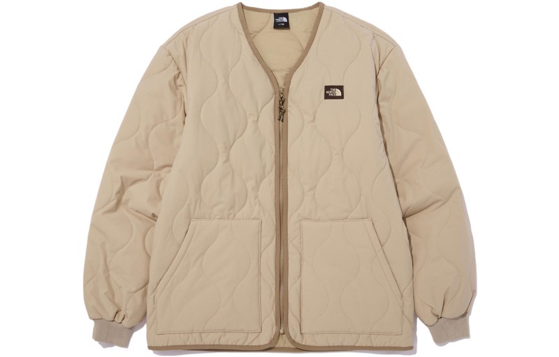 THE NORTH FACE Женская стеганая куртка, цвет Off White