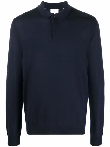 Woolrich рубашка поло тонкой вязки, синий