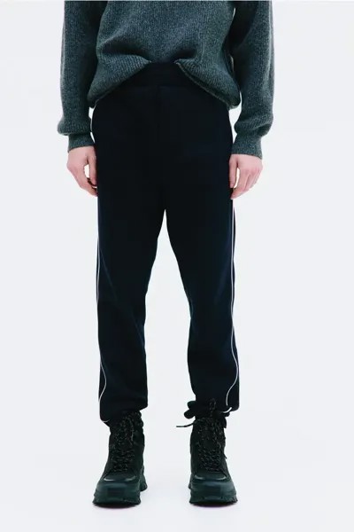 Спортивные брюки узкого кроя H&M, черный