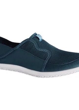 Коралловые тапочки Aquashoes 120 для взрослых, размер: 40/41, цвет: Насыщенный Тёмно-Бирюзовый/Тёмный Сине-Зелёный SUBEA Х Декатлон