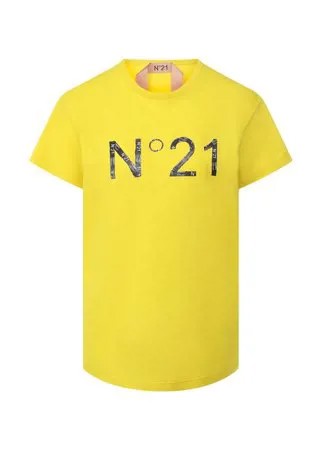 Хлопковая футболка No. 21