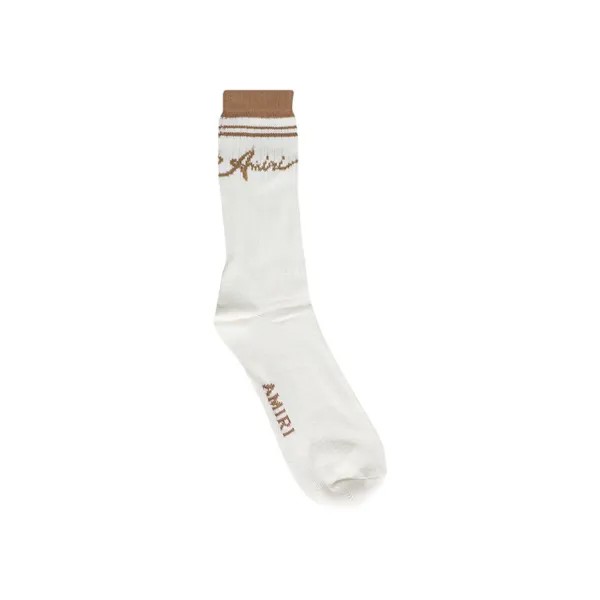 Носки Amiri Wave Socks, цвет Toasted Coconut