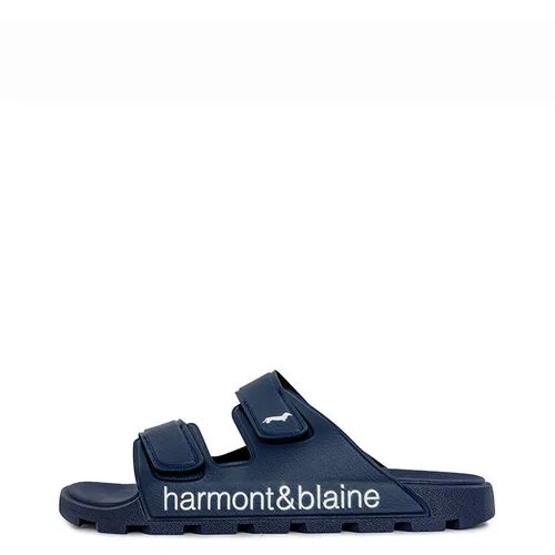 Шлепанцы Harmont & Blaine, искусственная кожа, размер 43, синий