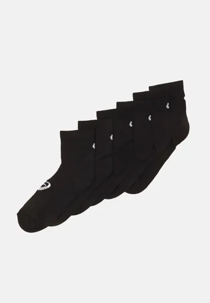 Спортивные носки QUARTER SOCK UNISEX 6 PACK ASICS, черный