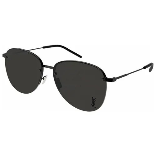 Солнцезащитные очки Saint Laurent, серый