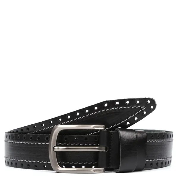 Ремень мужской Leo Ventoni LV2131 черный, 125 см