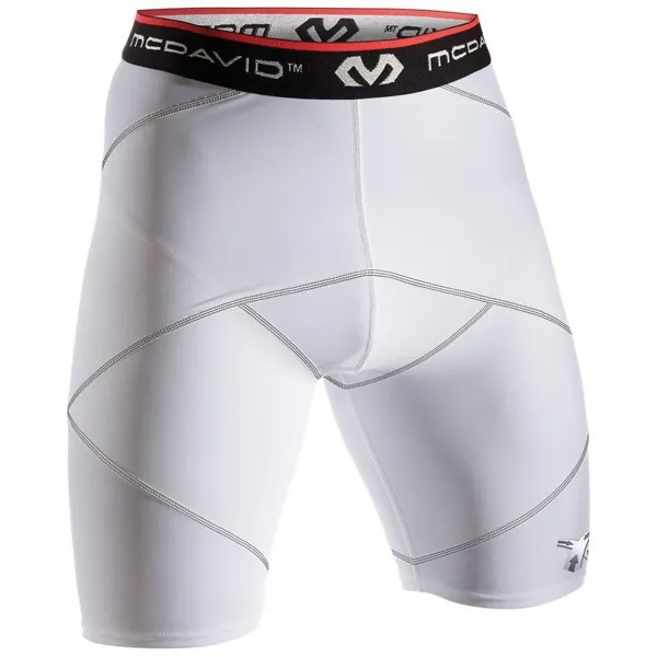 Тайтсы Mc David Cross Compression With Hip Spica Short, белый