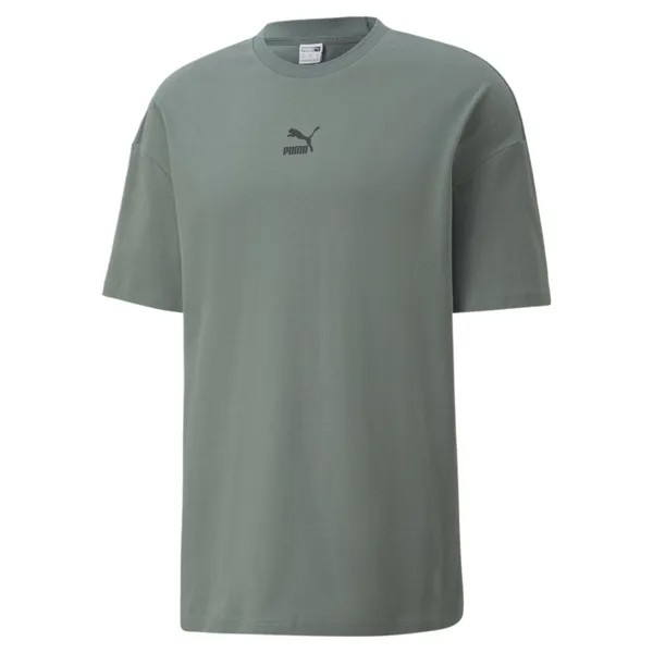 Футболка Puma T-Shirt Classics Boxy, зеленый