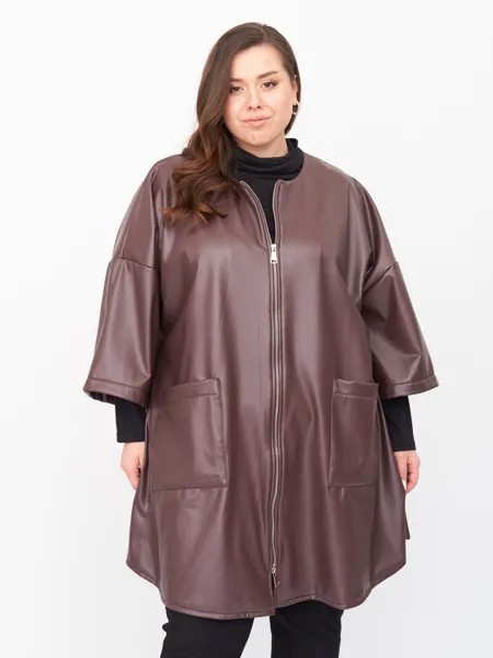 Пальто женское ZORY ZPL20021BRW20 коричневое 72-74 RU