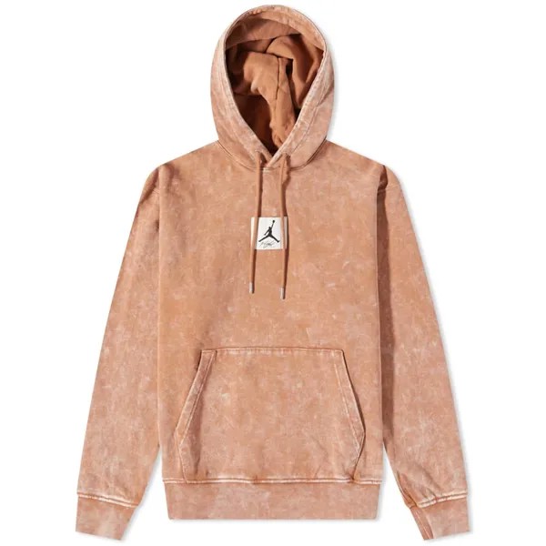 Толстовка Air Jordan Washed Fleece Popover, светло-коричневый