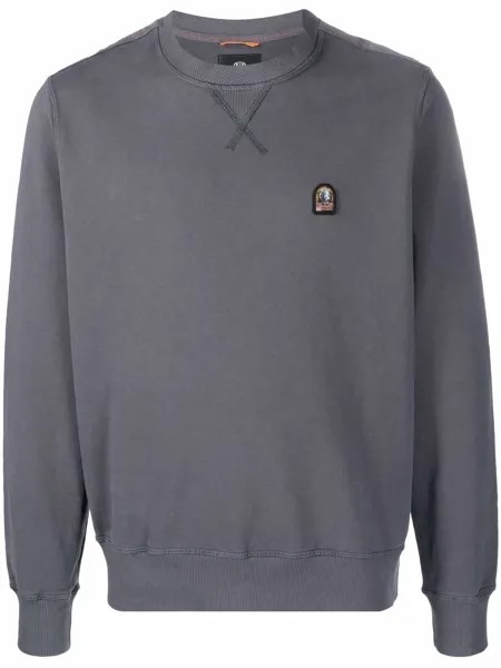 Parajumpers logo-patch cotton sweatshirt