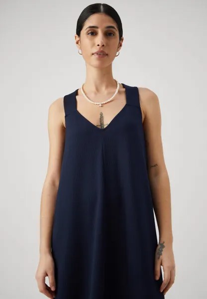 Платье из джерси Vero Moda, темно-синий Vmketty Singlet Ankle Dress