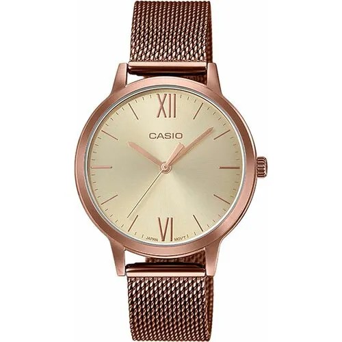 Наручные часы CASIO Collection, розовый, коричневый