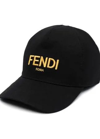 Fendi кепка с вышитым логотипом