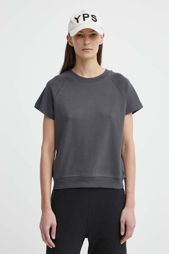 Хлопковая футболка G-Star Raw, серый
