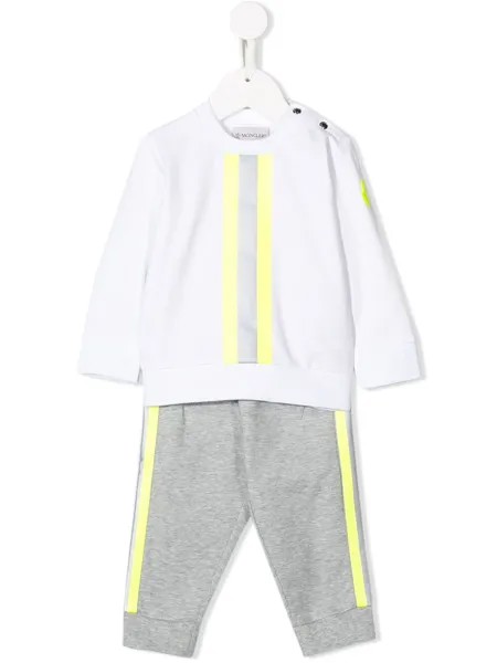 Moncler Enfant спортивный костюм с полосками