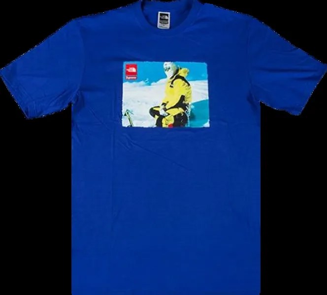 Футболка Supreme x The North Face Photo T-Shirt 'Royal Blue', синий