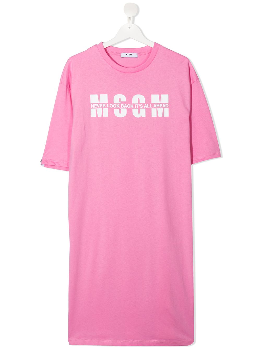 MSGM Kids платье-футболка с логотипом