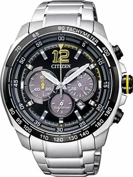 Японские наручные  мужские часы Citizen CA4234-51E. Коллекция Eco-Drive