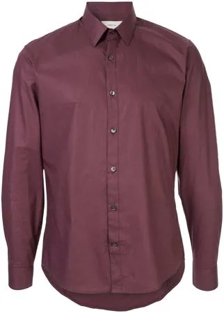 Cerruti 1881 однотонная приталенная рубашка