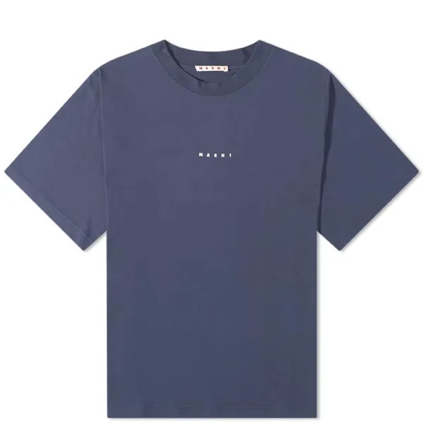 Футболка Marni Logo Crew Neck Tee