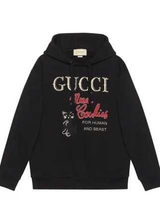 Gucci худи с вышивкой Mad Cookies