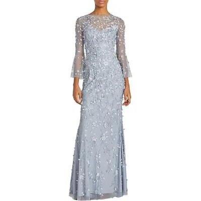 Женское вечернее платье макси с бисером Theia BHFO 3621