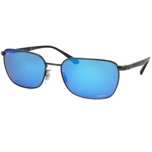 Солнцезащитные очки Ray-Ban, черный, голубой
