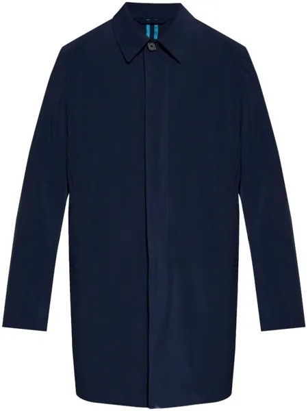 Paul Smith однобортное пальто, синий