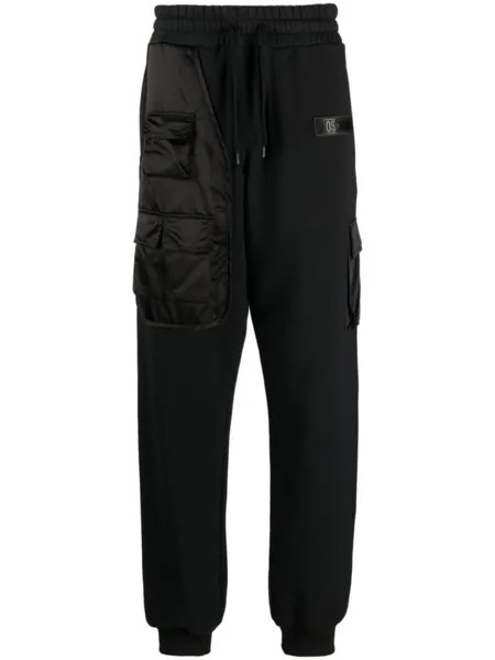 Moschino спортивные брюки карго, черный