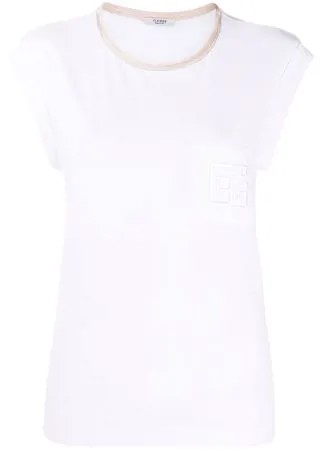 Peserico футболка с короткими рукавами и нашивкой-логотипом