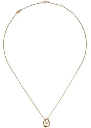 Georg Jensen золотое колье Offspring с подвеской