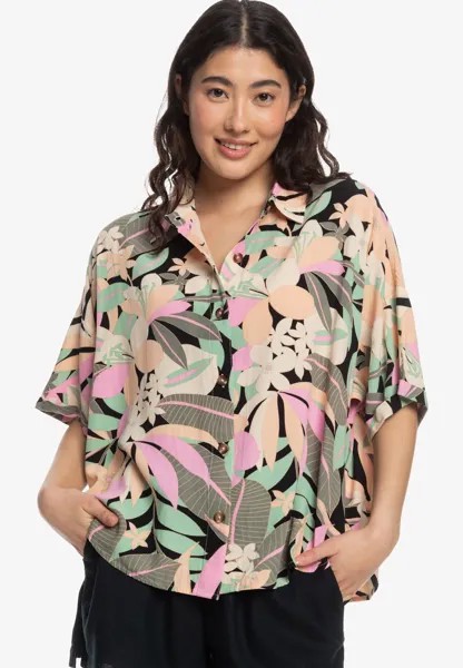 Блузка-рубашка SHORT SLEEVE Roxy, цвет kvj