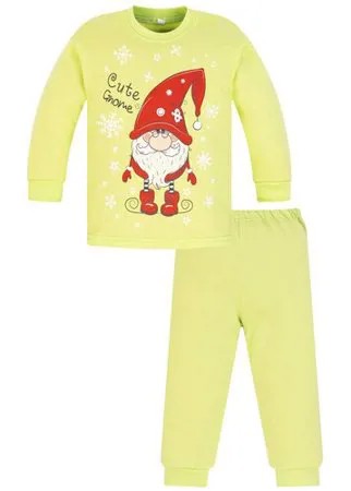 Пижама детская 802п Утенок футер размер 60(рост 116) меланж_гном(свитшот+штаны)