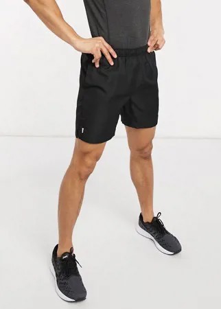 Черные шорты для бега из переработанного полиэстера New Look SPORT-Черный