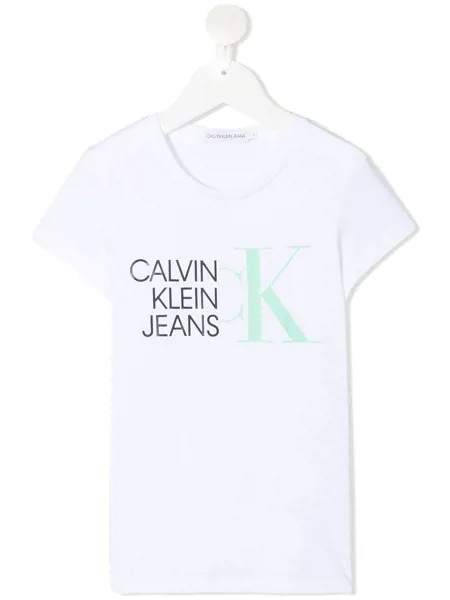 Calvin Klein Kids футболка с логотипом