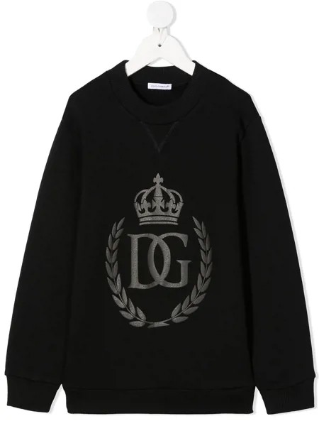 Dolce & Gabbana Kids толстовка с логотипом