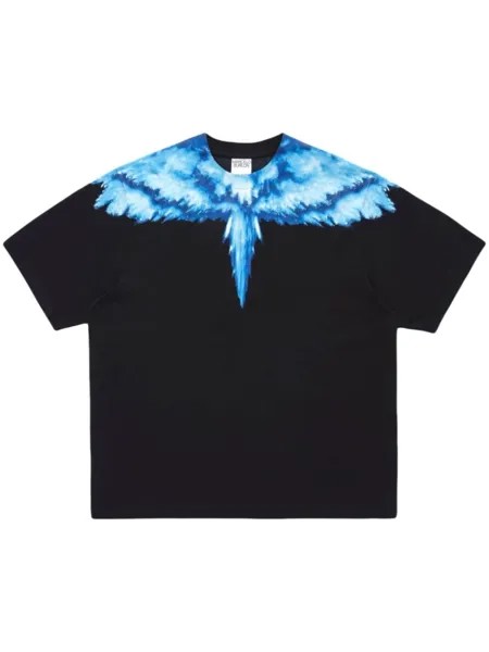 Marcelo Burlon County of Milan футболка с принтом Colordust Wings, черный