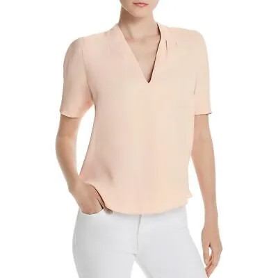 Joie Womens Ance Pink Solid Business Casual Tee Blouse M BHFO 6624