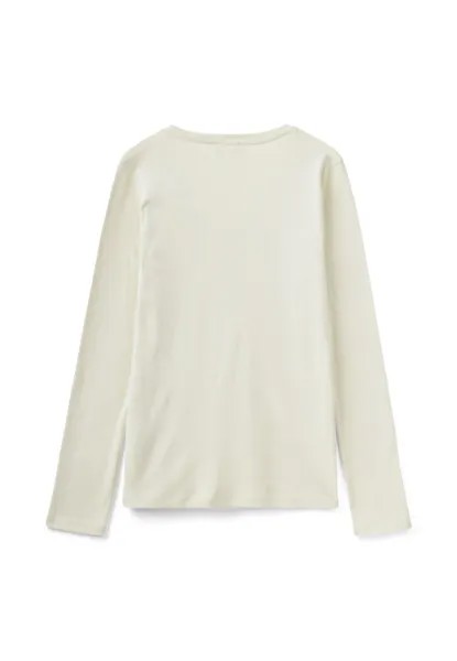 Рубашка с длинным рукавом WITH V-NECK United Colors of Benetton, бежевый