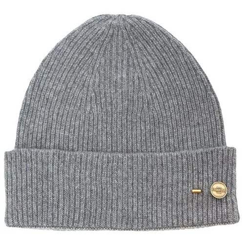 Шапка CHRISTYS арт. RIBBED BEANIE acc0100105 (серый), размер UNI