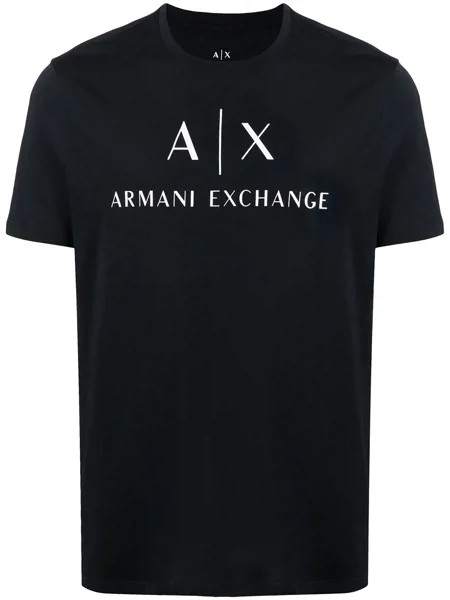 Armani Exchange футболка AX с логотипом