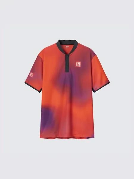 Рубашка поло dry-ex кей нисикори Uniqlo, красный