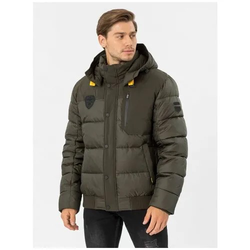 NortFolk Куртка мужская зимняя пуховик / зимняя куртка мужская / парка зимняя мужская цвет хаки 54