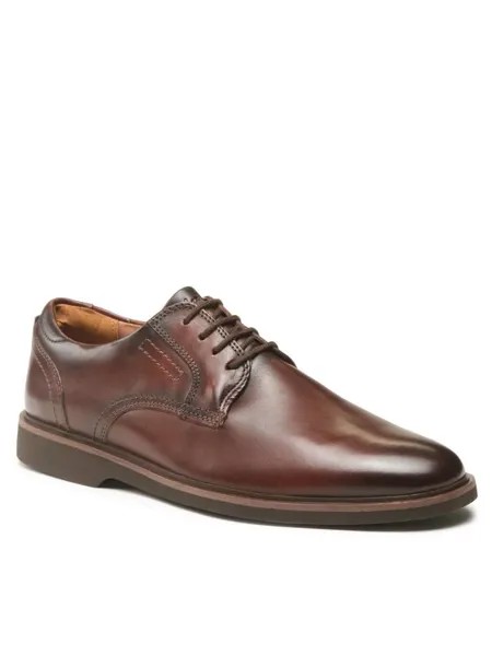 Полуботинки Clarks, коричневый