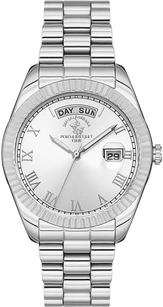 Наручные часы женские Santa Barbara Polo & Racquet Club SB.1.10253-1 серебристые