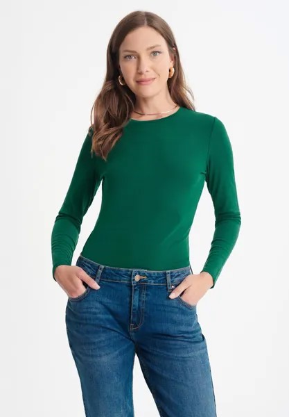 Блузка с длинными рукавами Greenpoint, темно-зеленый