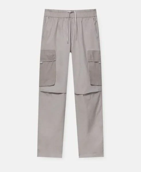 Джоггеры Pull&Bear Cargo Trousers, бежевый